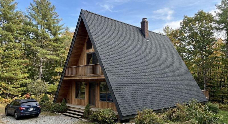 A Frame Roof Installation in Castle Rock, CO