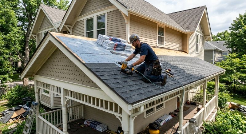 A Frame Roof Installation in Castle Rock, CO