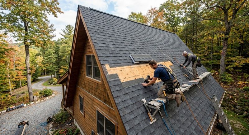 A Frame Roof Repair in Castle Rock, CO