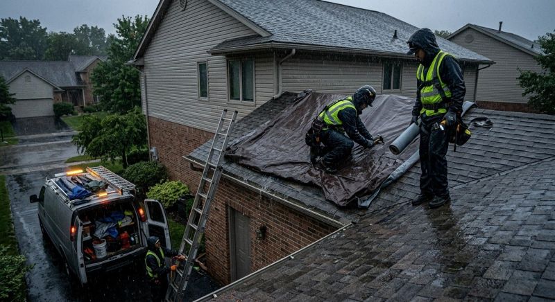 A Frame Roof Repair in Castle Rock, CO