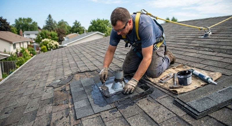 Asphalt Roof Leak Repair in Castle Rock, CO
