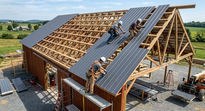 Barn Roof Construction in Castle Rock, CO