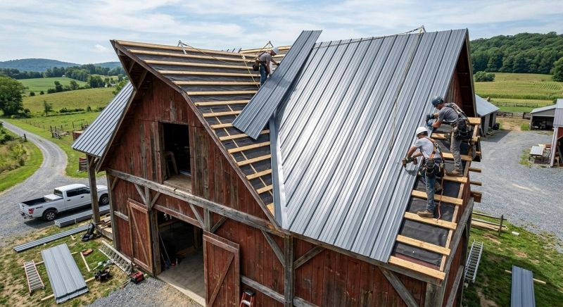 Barn Roof Installation in Castle Rock, CO