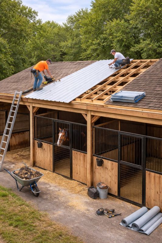 Barn Roof Installation in Castle Rock, CO