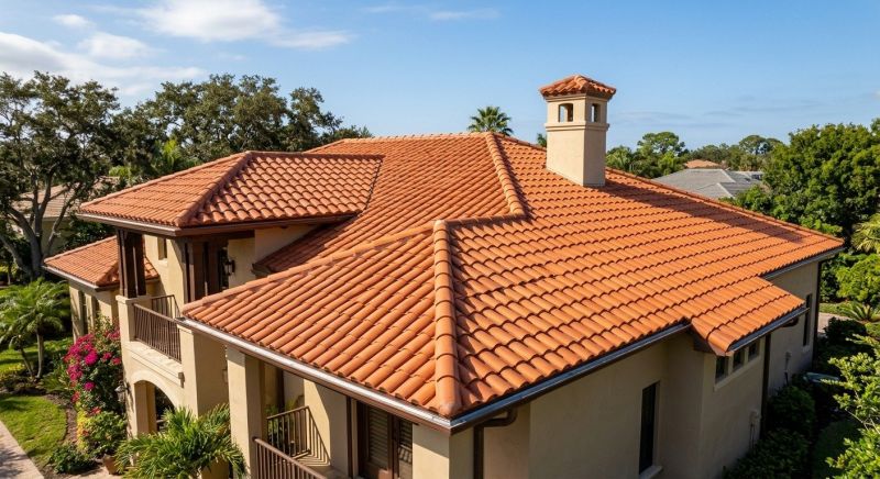 Barrel Tile Roof Installation in Castle Rock, CO