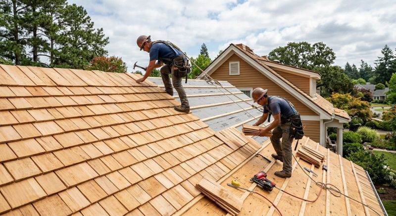 Cedar Roof Installation in Sedalia, CO