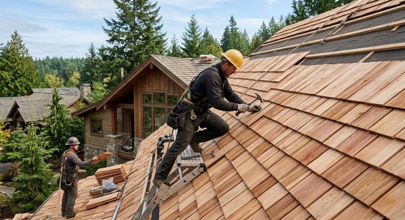 Cedar Shake Roof Construction in Denver, CO