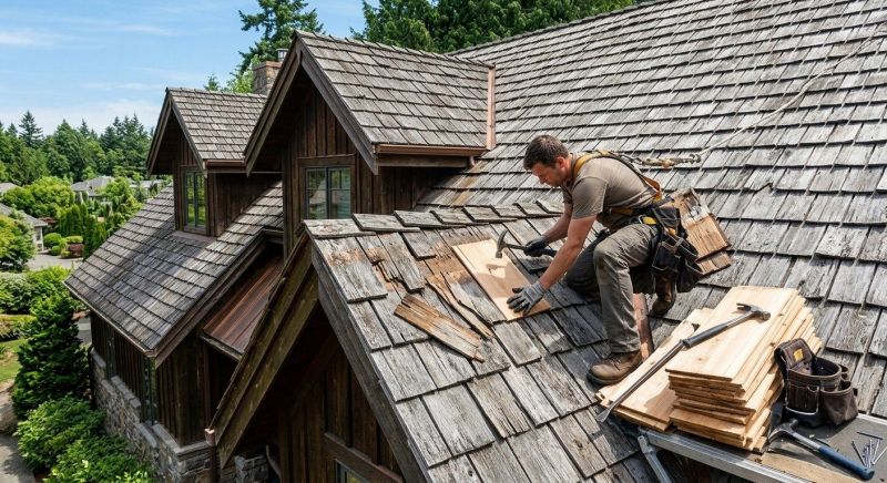 Cedar Shingles Repair in Arapahoe County, CO