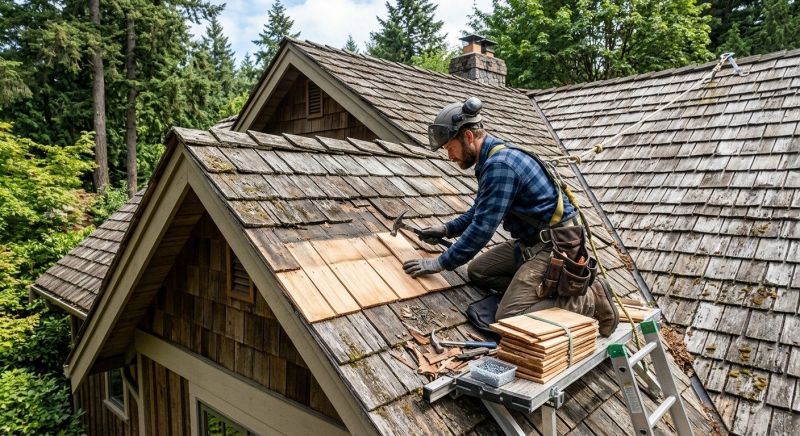 Cedar Shingles Repair in Palmer Lake, CO