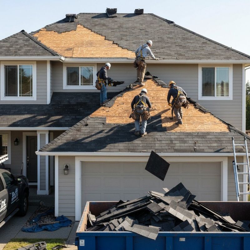 Damaged Roof Replacement in Douglas County, CO