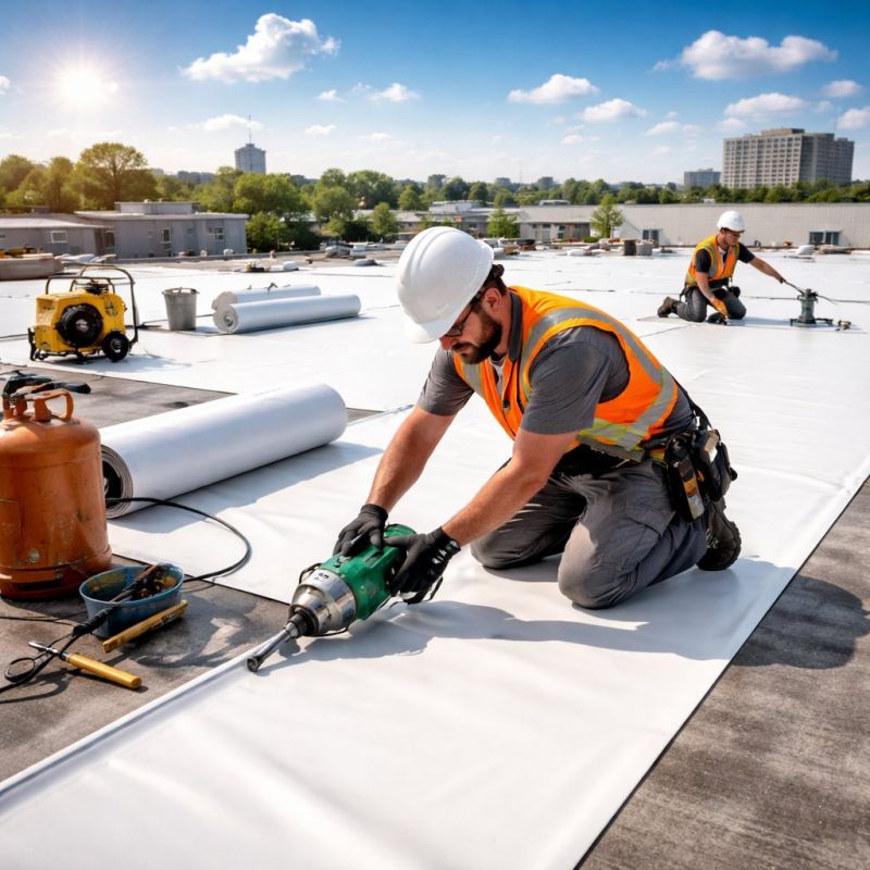 Epdm Roof Installation in Monument, CO