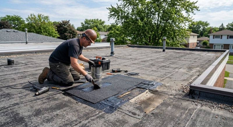 Flat Roof Repair in Kiowa, CO