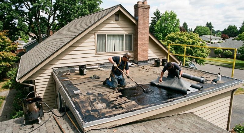 Flat Roof Tar Repair in Castle Rock, CO