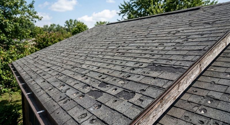 Hail Damage Roof Repair in Castle Rock, CO