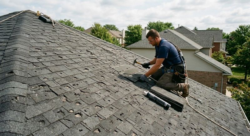 Hail Damage Roof Repair in Parker, CO