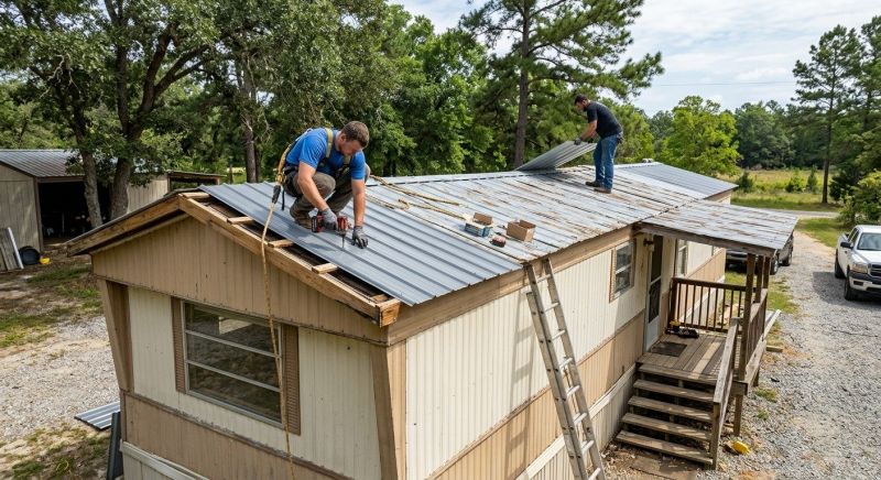 Metal Roof Flashing Repair in Castle Rock, CO