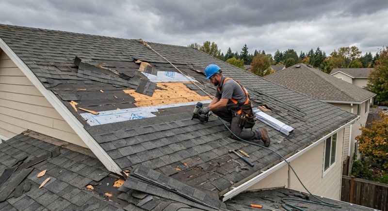 Roof Damage Restoration in Aurora, CO