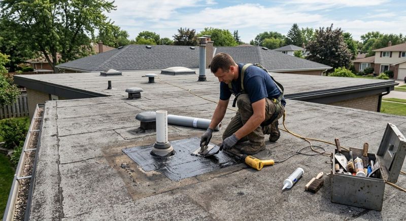 Rubber Roof Repair in Sedalia, CO