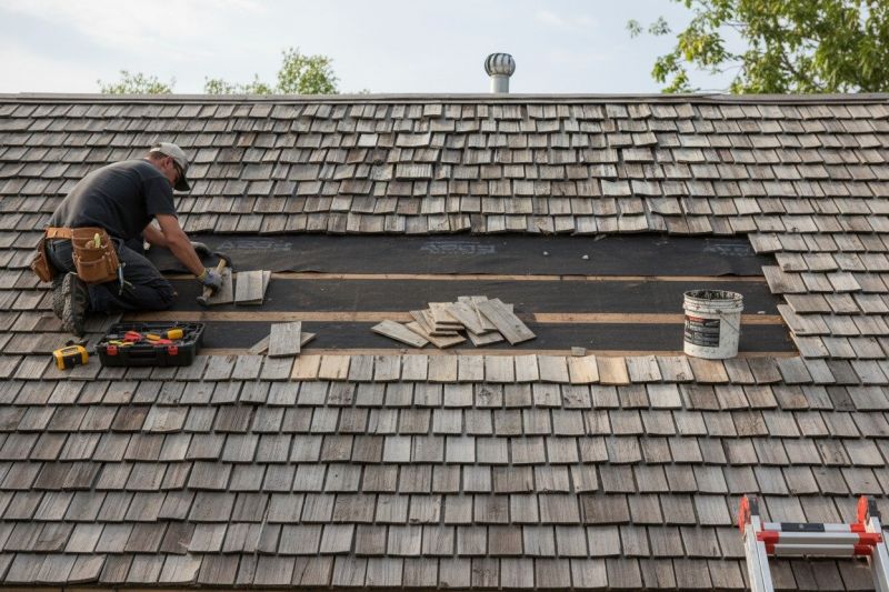 Shake Shingle Repair in Douglas County, CO