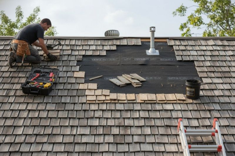 Shake Shingle Repair in Jefferson County, CO