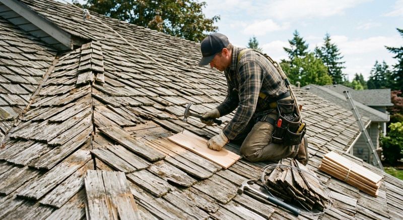 Shake Shingle Repair in Monument, CO