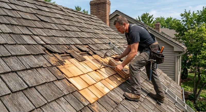 Shake Shingle Repair in Parker, CO