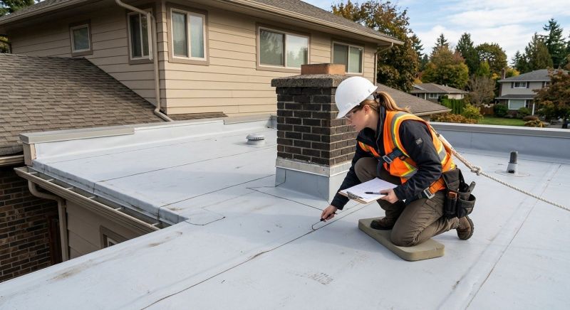Single Ply Roof Inspection in Castle Rock, CO