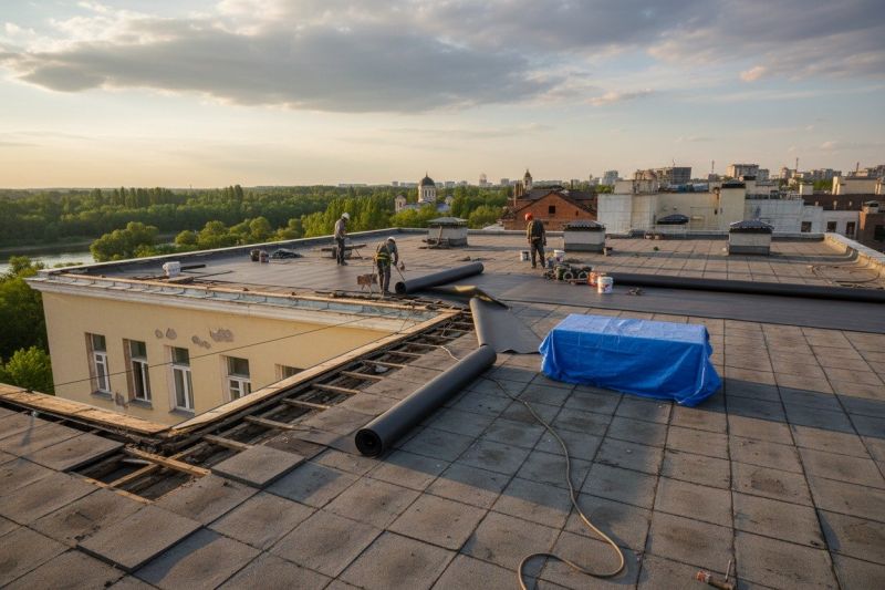Single Ply Roof Replacement in Elizabeth, CO