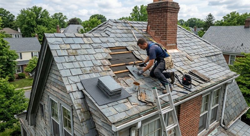 Slate Roof Repair in Jefferson County, CO
