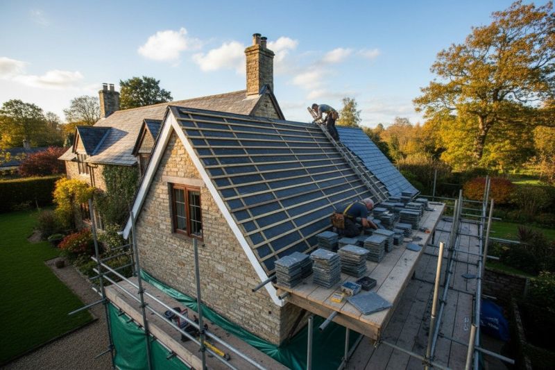 Slate Roof Replacement in Castle Rock, CO
