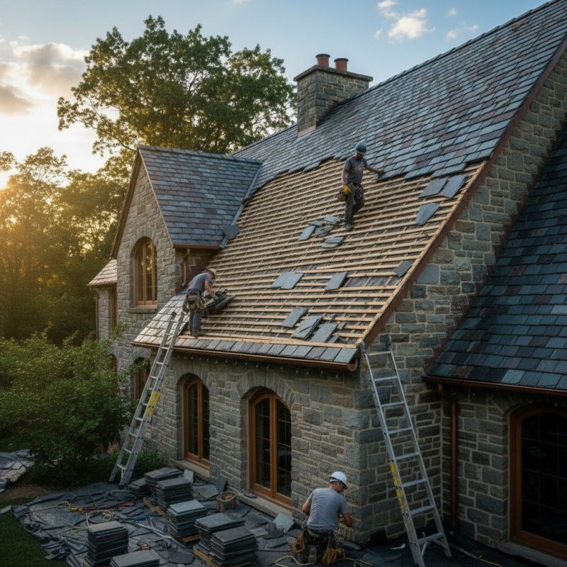 Slate Roof Replacement in Littleton, CO