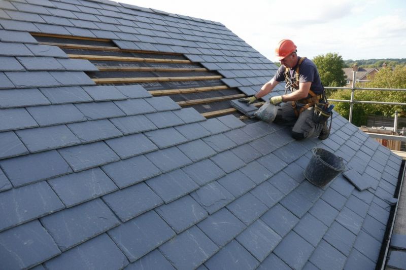 Slate Shingle Replacement in Castle Rock, CO