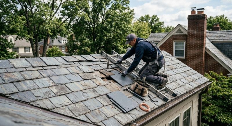 Slate Shingles Repair in Castle Rock, CO