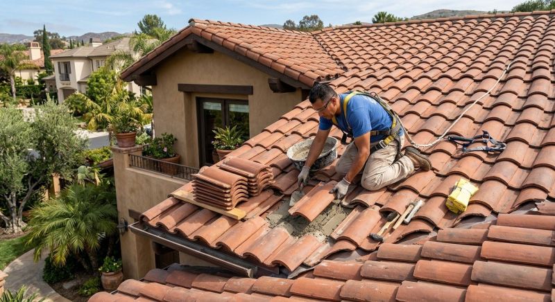 Spanish Tile Roof Repair in Castle Rock, CO
