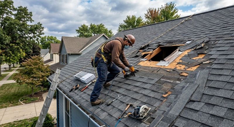 Storm Damage Roof Repair in Arapahoe County, CO