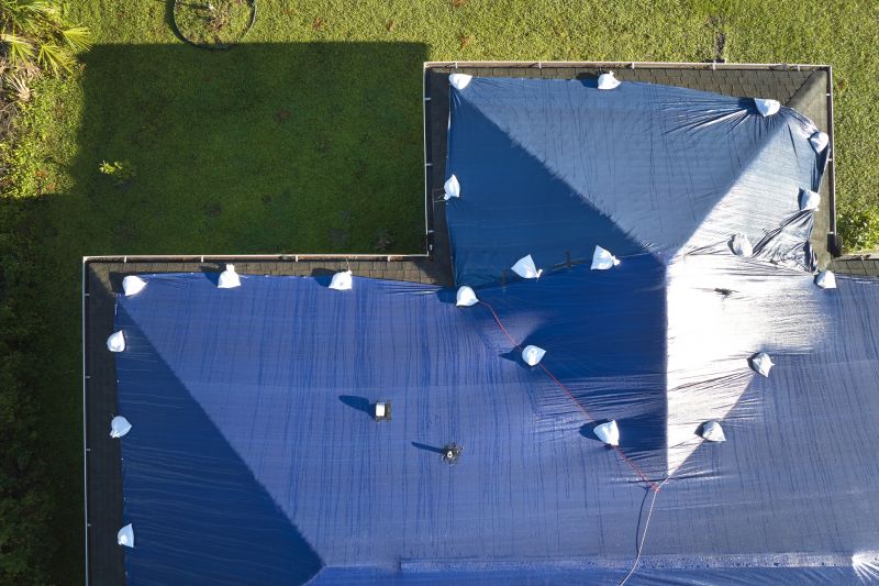 Storm Damage Roof Tarping in Castle Rock, CO