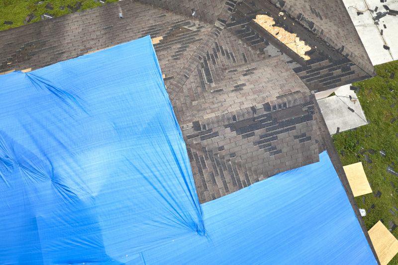 Storm Damage Roof Tarping in Castle Rock, CO