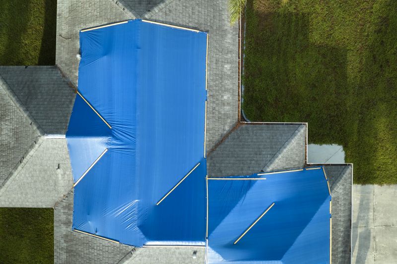 Storm Damage Roof Tarping in Castle Rock, CO