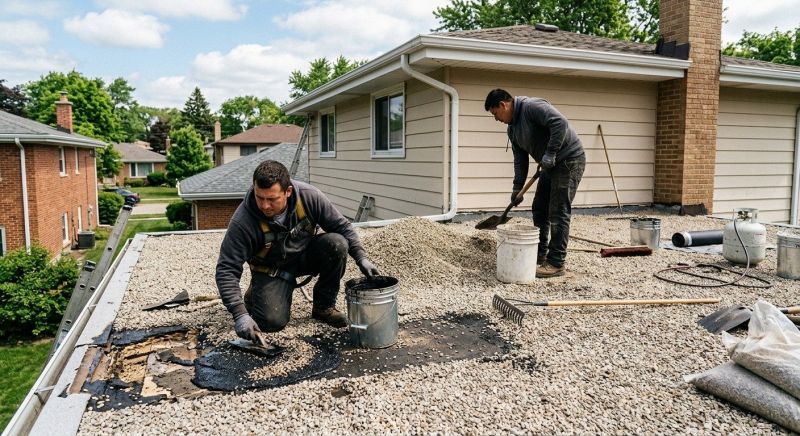 Tar And Gravel Roof Repair in Arapahoe County, CO