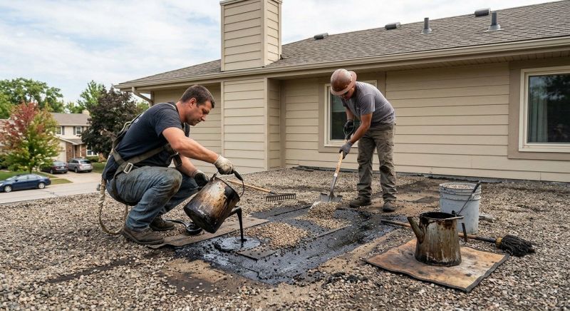 Tar And Gravel Roof Repair in Douglas County, CO