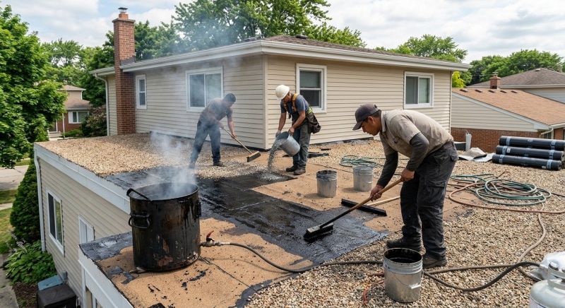 Tar And Gravel Roof Repair in Douglas County, CO