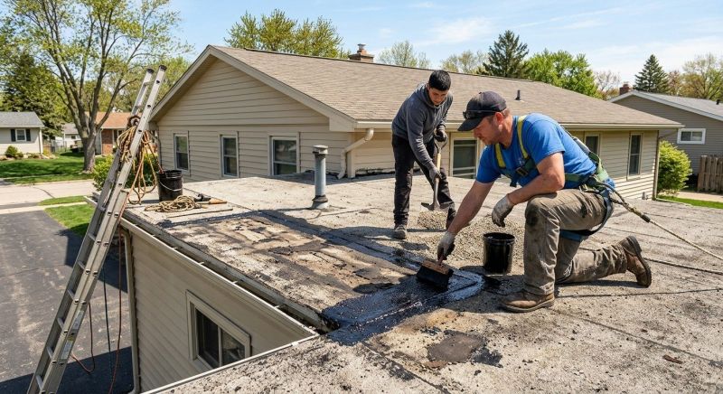Tar And Gravel Roof Repair in Elbert County, CO