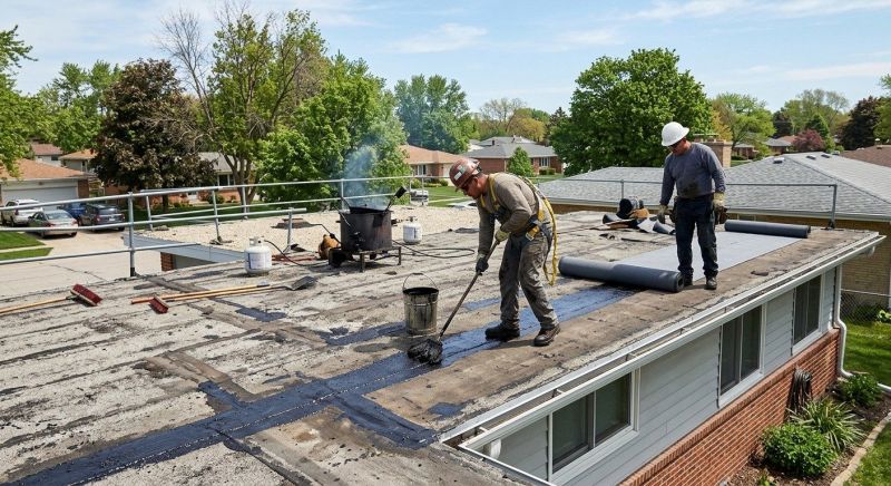 Tar Roof Repair in Larkspur, CO