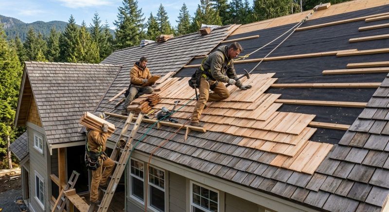 Wood Roofing Installation in Douglas County, CO