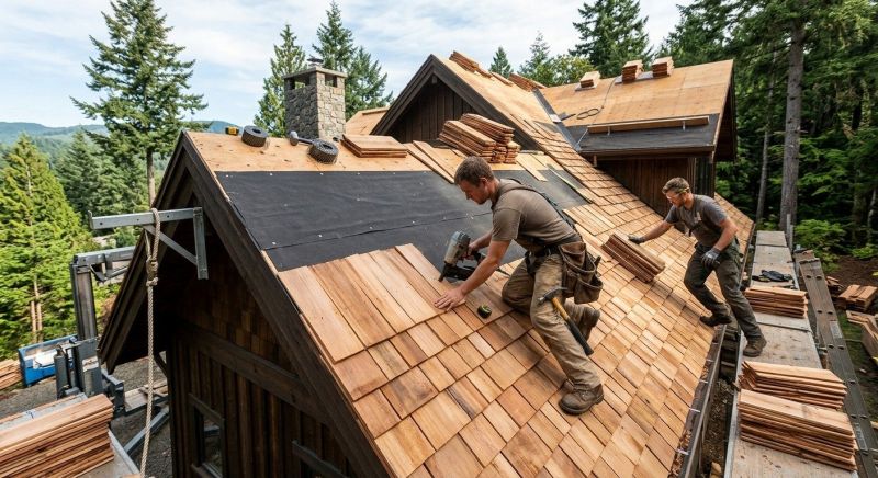 Wood Roofing Installation in Elizabeth, CO