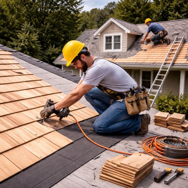 Wood Roofing Installation in Castle Rock, CO