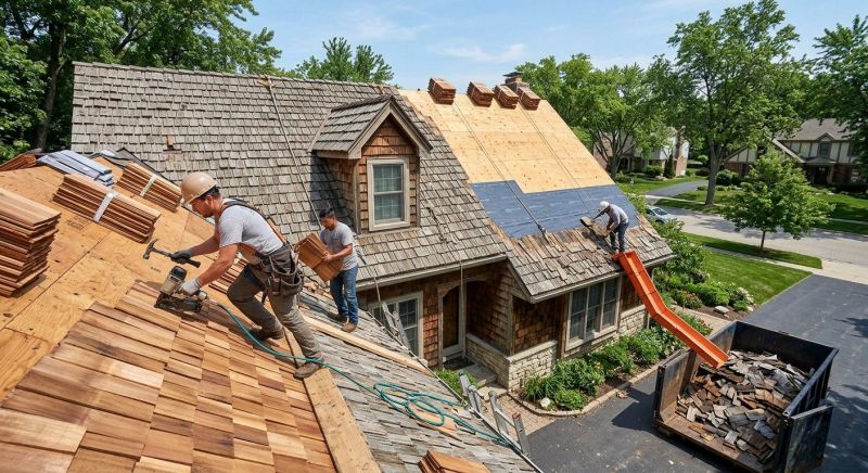 Wood Shake Roof Replacement in Castle Rock, CO