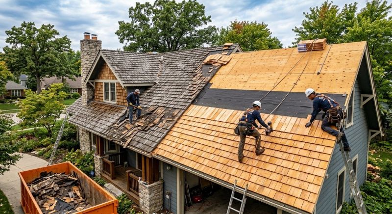 Wood Shake Roof Replacement in Castle Rock, CO