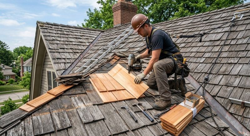 Wood Shingles Repair in Douglas County, CO